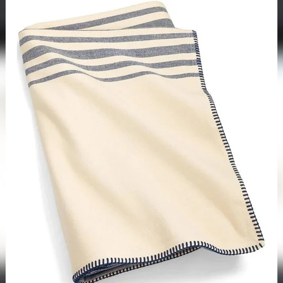 Ralph Lauren Waltham Stripe King Blanket MSRP $430 - Picture 15 of 15